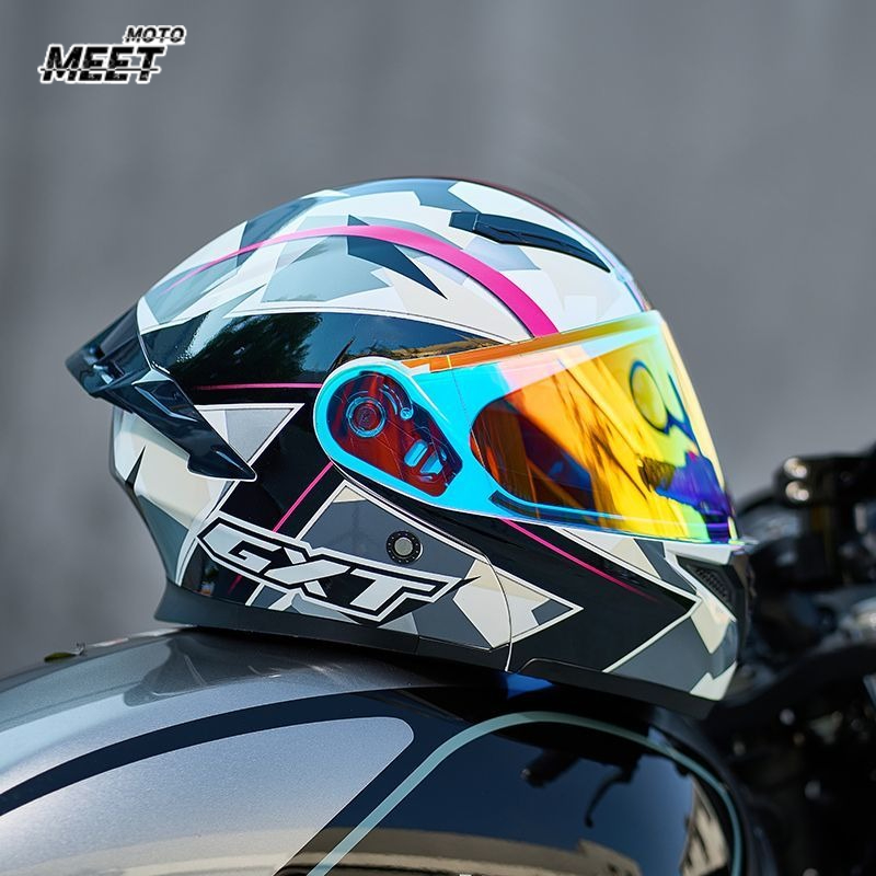Motorcycle Gear Mens - DOT Approved Full Face Helmets Crash
