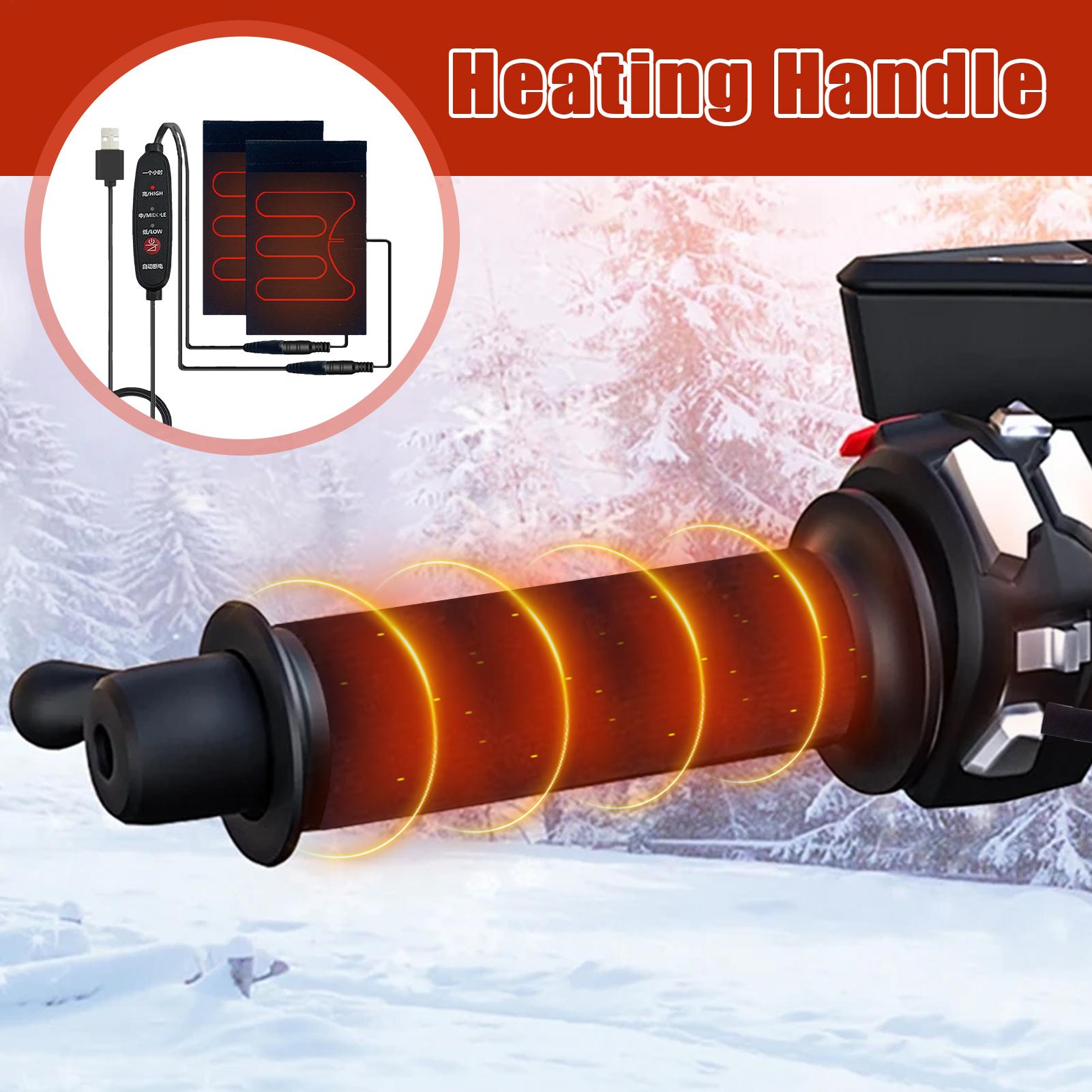 5V Heated Motorcycle Grips USB - Handlebar Grip Heated 评论和价格