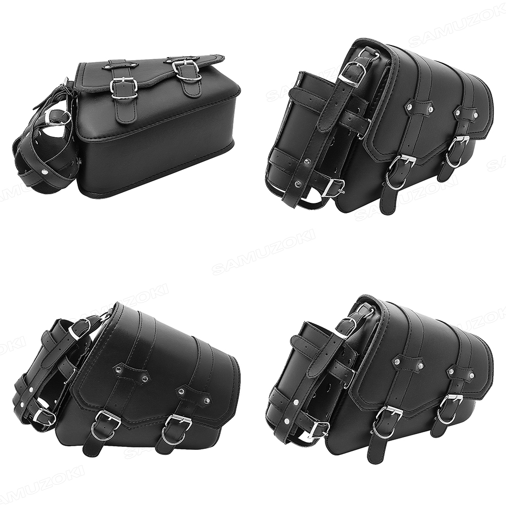 Motorcycle PU Leather Side Sad - Motorcycle Gear Backpack 评论和价格