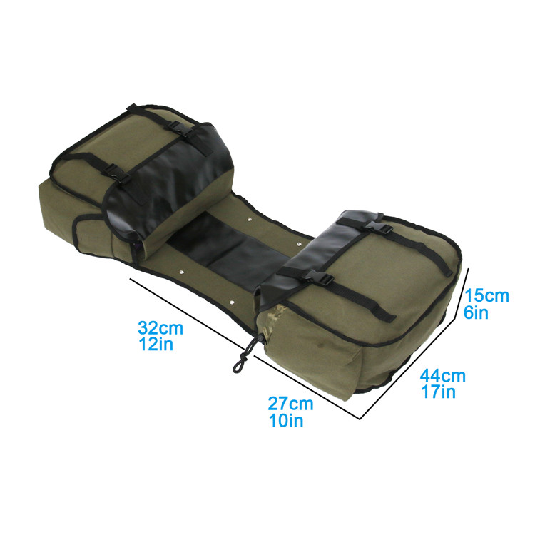 Canvas Leather Rear Saddlebag  - Motorcycle Gear Backpack 评论和价格