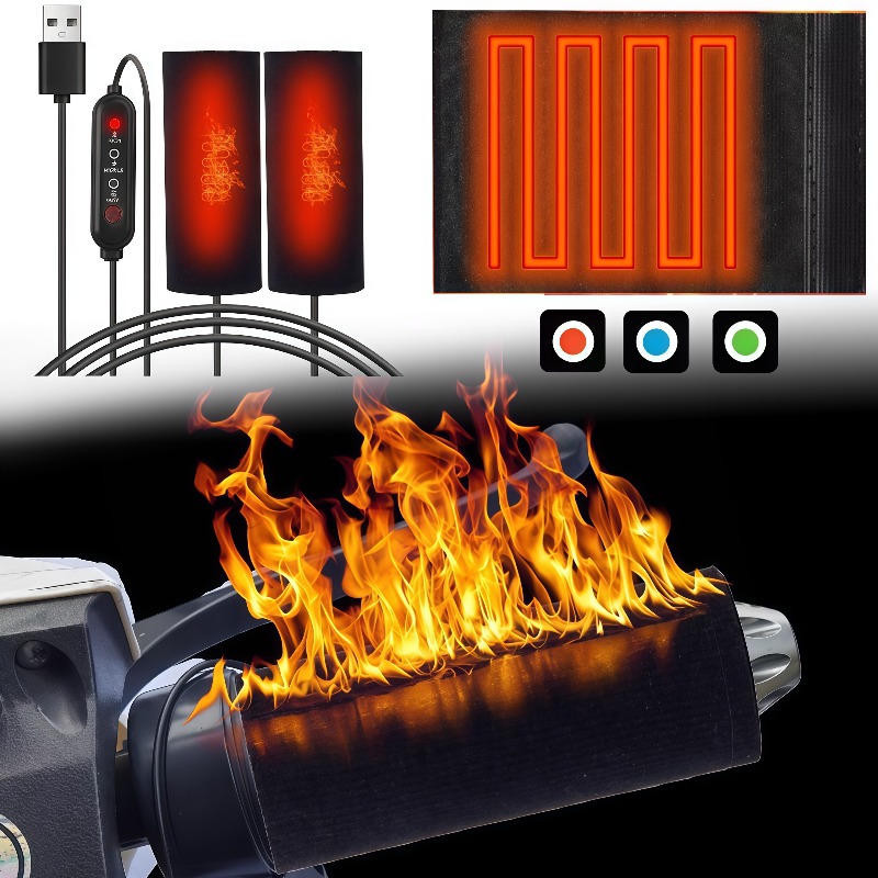 Motorcycle Heated Grips Cover  - Handlebar Grip Heated 评论和价格