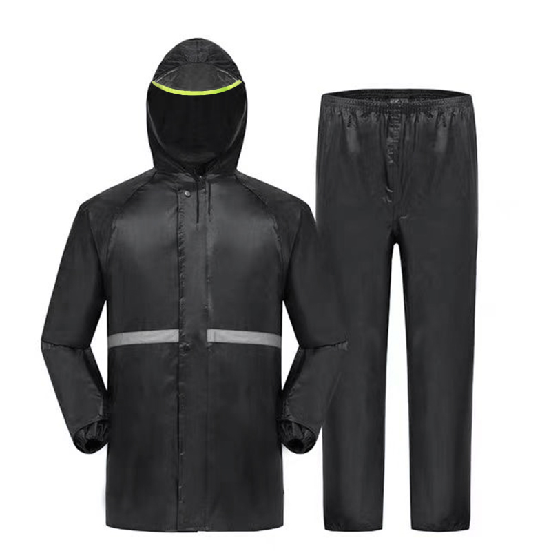 2pcs Hooded Coat & Pant Rain S - Motorcycle Gear Mens 评论和价格
